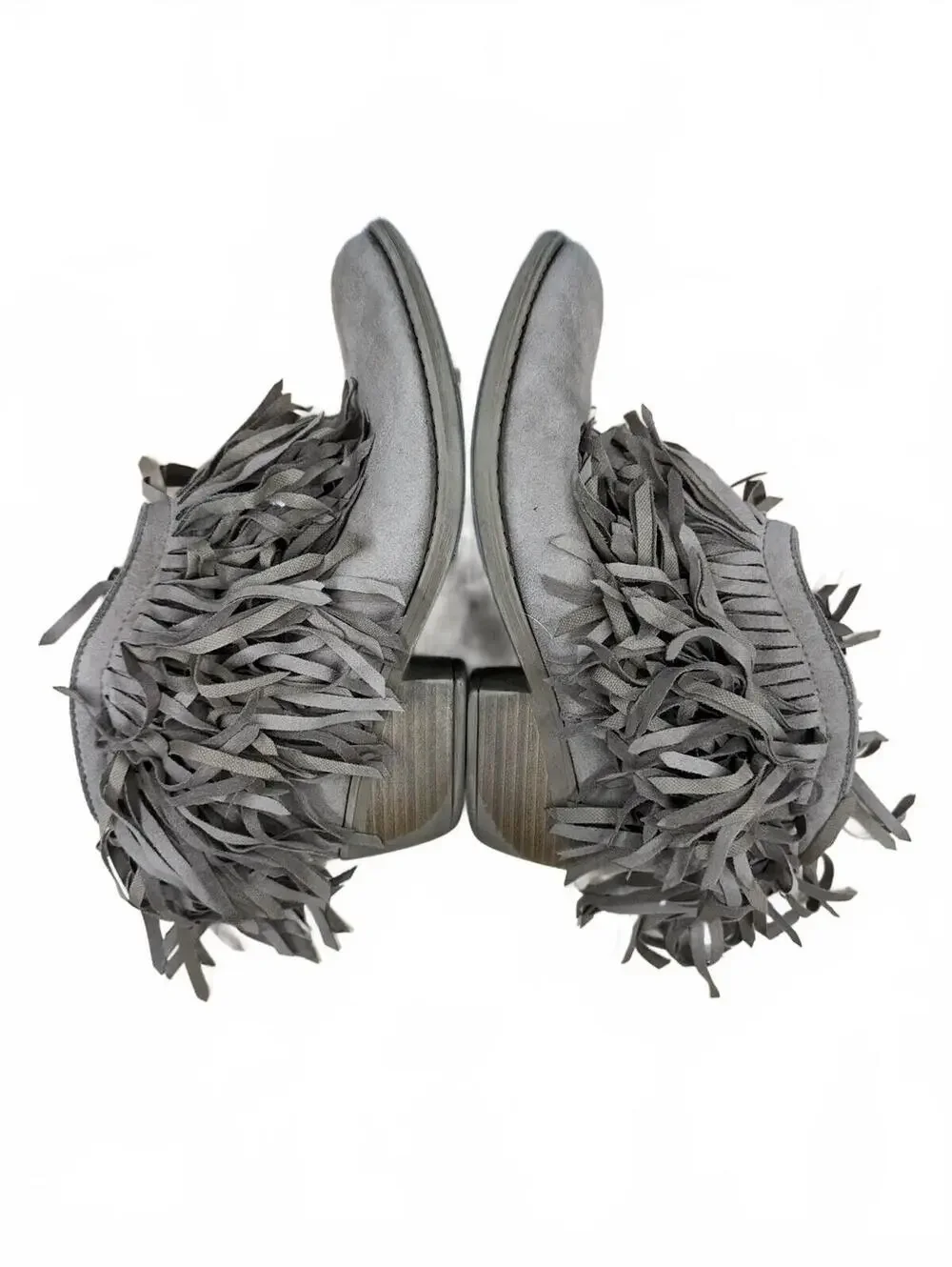Fringe‎ Suede Ankle Boots Boho Chic Style